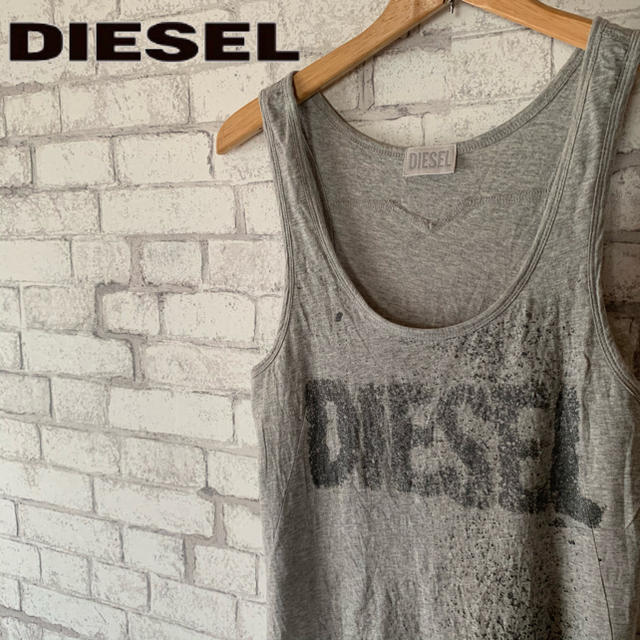 DIESEL(ディーゼル)のDIESEL ディーゼル/タンクトップチュニック　ワンピース　ノースリーブ レディースのトップス(チュニック)の商品写真