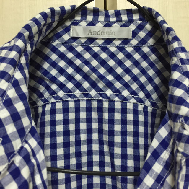 Andemiu(アンデミュウ)のギンガムチェック シャツ レディースのトップス(シャツ/ブラウス(長袖/七分))の商品写真