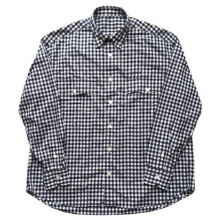 ポーター(PORTER)の【ハマ様】ROLL UP GINGHAM CHECK SHIRT ブラック(シャツ)