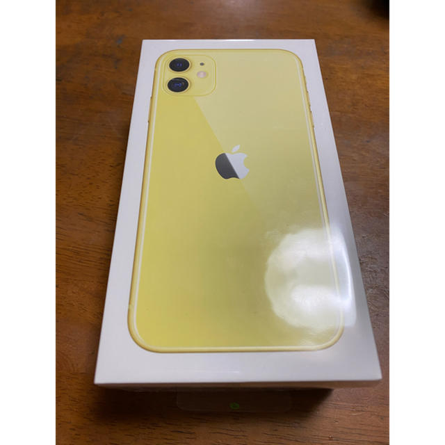 iPhone11 64GB yellow SIMロック解除済み 新品未開封