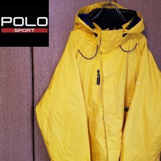 ポロラルフローレン(POLO RALPH LAUREN)の【激レア★ポロスポーツ】ビックサイズ マウンテンパーカー 90s 良品 黄色(マウンテンパーカー)