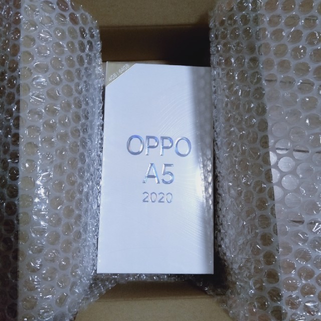 【新品】 OPPO A5 2020 ブルー　オッポ　スマホ本体　 SIMフリー