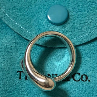 ティファニー(Tiffany & Co.)のTIFFANY エロンゲイテッド　ティアドロップリング(リング(指輪))