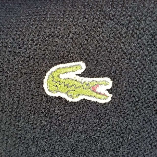 LACOSTE(ラコステ)の【大人気★ IZODラコステ】70-80s カーディガン 黒★ヴィンテージ 美品 メンズのトップス(カーディガン)の商品写真