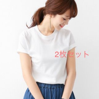 アーバンリサーチドアーズ(URBAN RESEARCH DOORS)の新品 Hanes×DOORS 半袖 白Tシャツ 2枚(Tシャツ(半袖/袖なし))