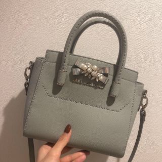 ジルバイジルスチュアート(JILL by JILLSTUART)の10thビジューロイヤルズバッグ ブルーグレー(ショルダーバッグ)