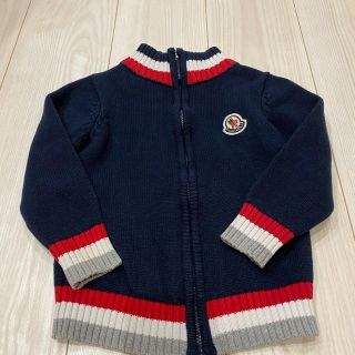 モンクレール(MONCLER)のニット　カーディガン　モンクレール　80 90(カーディガン/ボレロ)