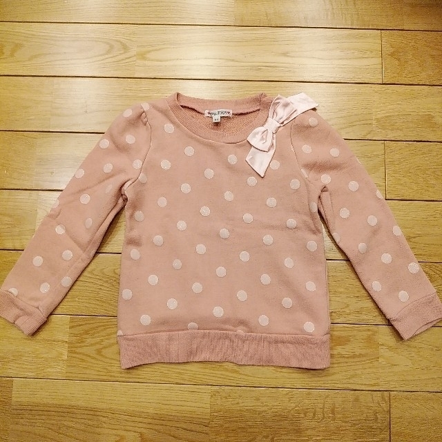 anyFAM(エニィファム)の長袖カットソー キッズ/ベビー/マタニティのキッズ服女の子用(90cm~)(Tシャツ/カットソー)の商品写真