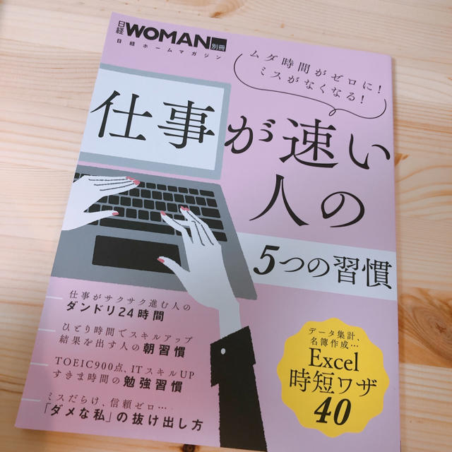 日経BP(ニッケイビーピー)の仕事が速い人の５つの習慣 エンタメ/ホビーの本(ビジネス/経済)の商品写真