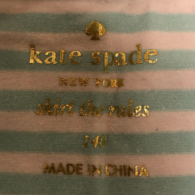 kate spade new york(ケイトスペードニューヨーク)のkate spade Tシャツ　140 キッズ/ベビー/マタニティのキッズ服女の子用(90cm~)(Tシャツ/カットソー)の商品写真