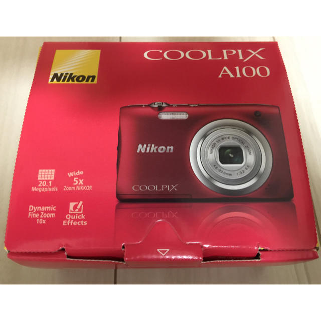 Nikon(ニコン)の「わっきー様専用」Nikon ニコン デジタルカメラ COOLPIX A100 スマホ/家電/カメラのカメラ(コンパクトデジタルカメラ)の商品写真