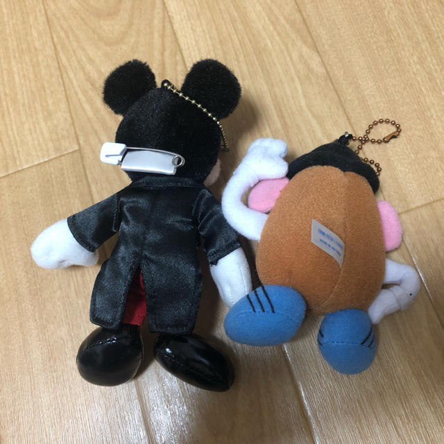 Disney(ディズニー)のミッキー&ポテトヘッドキーホルダー エンタメ/ホビーのおもちゃ/ぬいぐるみ(キャラクターグッズ)の商品写真