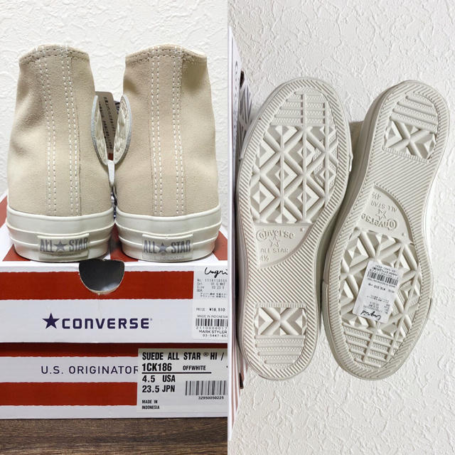 CONVERSE(コンバース)のアングリッド別注❗️コンバース オールスター ベージュ23.5cm レディースの靴/シューズ(スニーカー)の商品写真