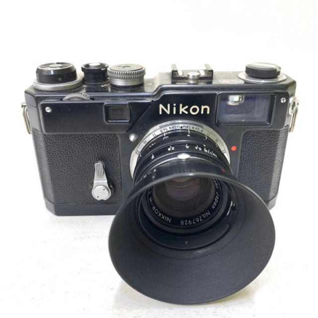 フィルムカメラニコン Nikon nikkor-h レンズ付 1:2 f=5cm bブラック