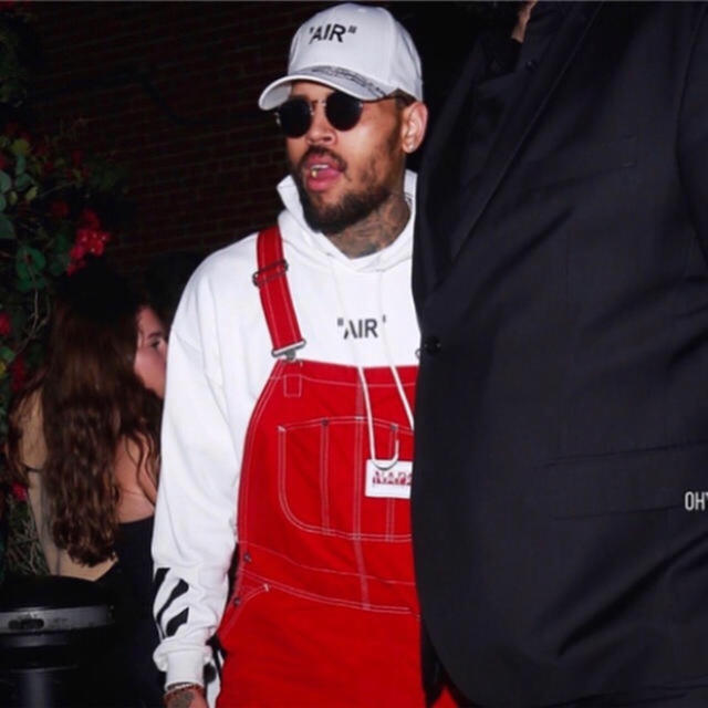 ★Chris Brown 愛用★ Black Air Custom Hoodie 3