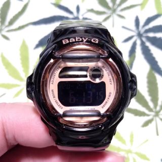 ベビージー(Baby-G)のCASIO Baby-G bg-169g　ジーショック　ブラック×ピンクゴールド(腕時計)