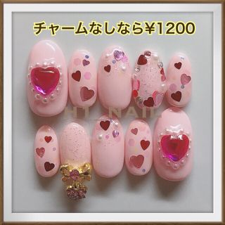 オーダーネイル ネイルチップ ハートネイル