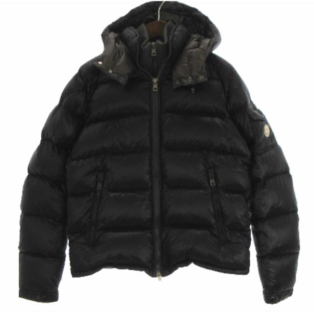 MONCLER(モンクレール)のモンクレール MONCLER ダウンジャケット フード ナイロン ダブルジップ メンズのジャケット/アウター(ダウンジャケット)の商品写真