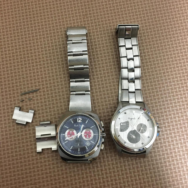 Paul Smith(ポールスミス)の腕時計2つ　ポールスミス・アニエスベー メンズの時計(腕時計(アナログ))の商品写真