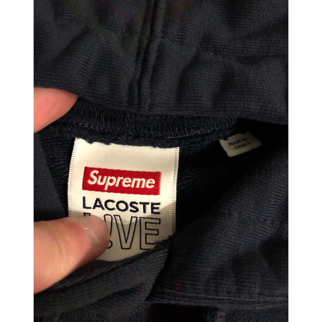 supreme lacoste Logo Hooded Sweatshirt 1