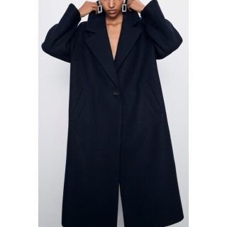 ZARA - 新品 ZARA ウールオーバーサイズコート XSの通販 by LC's shop