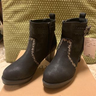 アクシーズファム(axes femme)のショートブーツ アクシーズファーム 黒 Lサイズ(ブーツ)