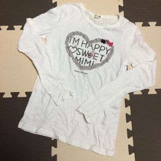 ニットプランナー(KP)のKP♡ホワイト長袖Tシャツ/160(Tシャツ/カットソー)