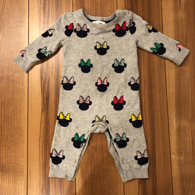 babyGAP(ベビーギャップ)のベビーギャップ　ミニー　ロンパース キッズ/ベビー/マタニティのベビー服(~85cm)(ロンパース)の商品写真