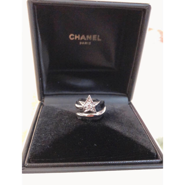 CHANEL - CHANEL  K18WG 750 コメット ダイヤモンドリング