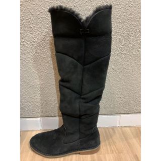 アグ(UGG)の完売商品　UGGSamantha ロングブーツ24.5　ブラック(ブーツ)