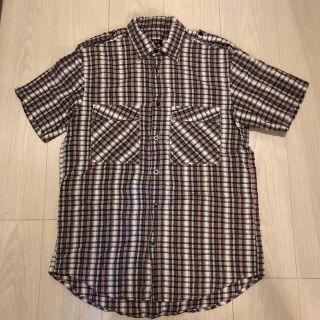 ビームス(BEAMS)のBEAMS 半袖シャツ メンズ チェックシャツ L(シャツ)