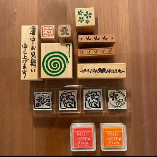 ハンコ　スタンプ　暑中見舞い　年賀状(はんこ)