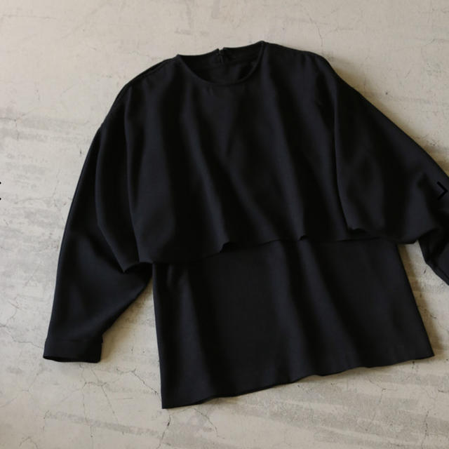 RIM.ARK.W layered tops  （black）