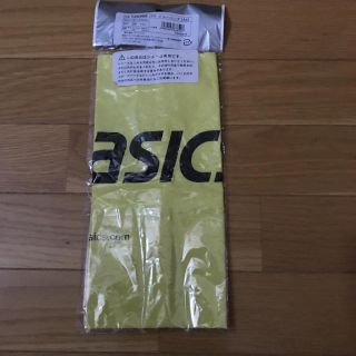 アシックス(asics)のシューズカバー　アシックス　イエロー(シューズ)