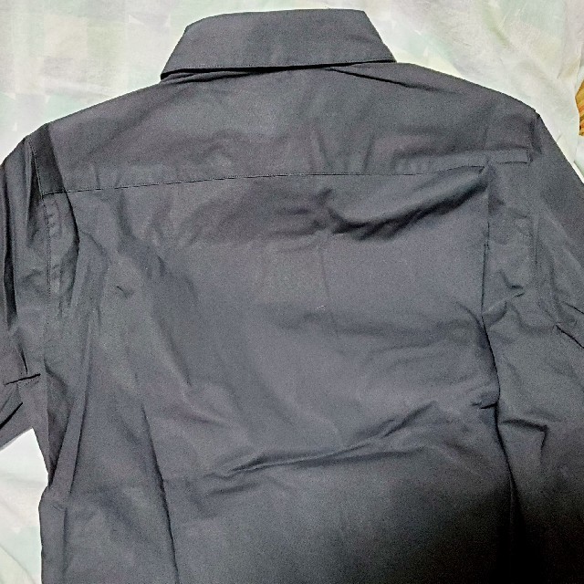 MUJI (無印良品)(ムジルシリョウヒン)のブラックシャツ レディースのトップス(シャツ/ブラウス(長袖/七分))の商品写真