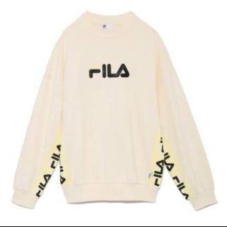 SNIDEL - 【試着のみ】SNIDEL × FILA 別注スウェット プル