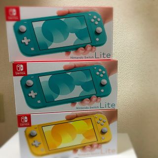 ニンテンドースイッチ(Nintendo Switch)の【新品】Nintendo Switch  Lite ターコイズ イエロー(家庭用ゲーム機本体)