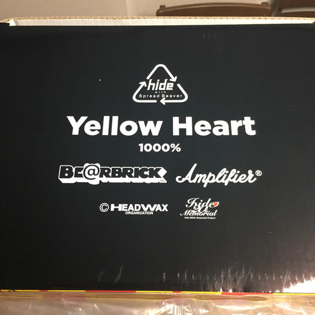 BE@RBRICK Yellow Heart 1000% hide XJAPAN