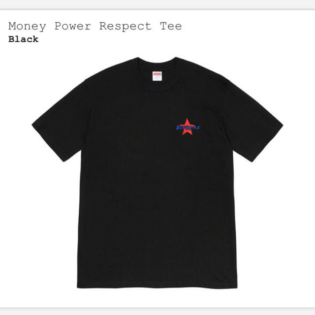 トップス[XL]supreme money power respect tee