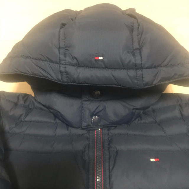 TOMMY HILFIGER(トミーヒルフィガー)の★お値下げ★TOMMY HILFIGER ダウンジャケット ネイビー 128  キッズ/ベビー/マタニティのキッズ服男の子用(90cm~)(ジャケット/上着)の商品写真