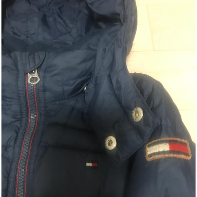 TOMMY HILFIGER(トミーヒルフィガー)の★お値下げ★TOMMY HILFIGER ダウンジャケット ネイビー 128  キッズ/ベビー/マタニティのキッズ服男の子用(90cm~)(ジャケット/上着)の商品写真