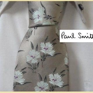 ポールスミス(Paul Smith)の美品★ポールスミス★【美しい気品溢れる花柄】高級ネクタイ★８ｃｍ(ネクタイ)