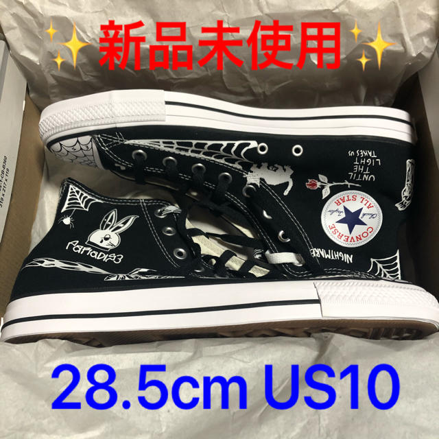 black黒サイズ【新品未使用】Sean Pablo×Converse 28.5cm US10