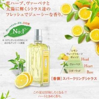 ロクシタン(L'OCCITANE)の☆ロクシタン シトラスヴァーベナ EDT 100ml(香水(女性用))