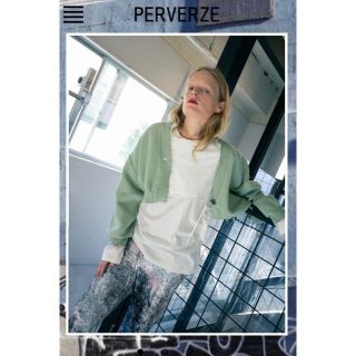 ユナイテッドアローズ(UNITED ARROWS)のperverze グリーンカーディガン(カーディガン)