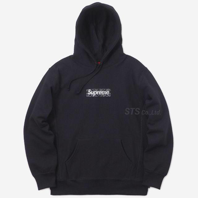 最新情報 Supreme hooded logo box supreme M black - パーカー ...