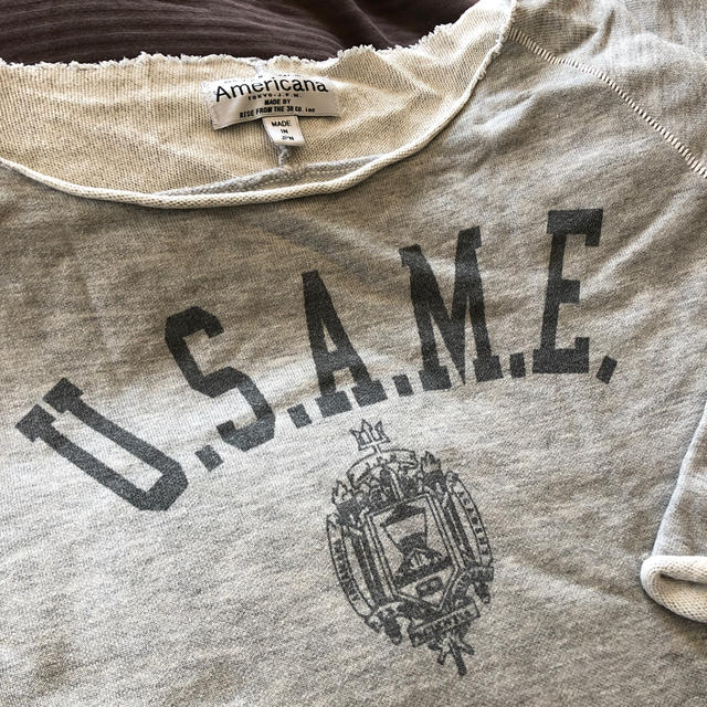 AMERICANA(アメリカーナ)のAmericana  スウェット レディースのトップス(Tシャツ(長袖/七分))の商品写真