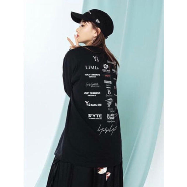 Yohji Yamamoto(ヨウジヤマモト)のヨウジヤマモト×ニューエラ【スペシャルパッケージ】長袖TシャツXL レディースのトップス(パーカー)の商品写真