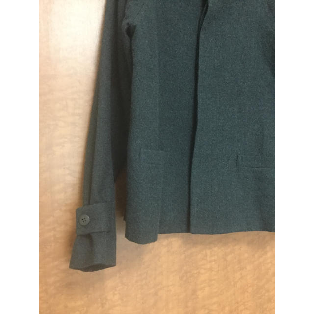 Plantation(プランテーション)のplantation/wool ノーカラー　ハーフコート レディースのジャケット/アウター(チェスターコート)の商品写真