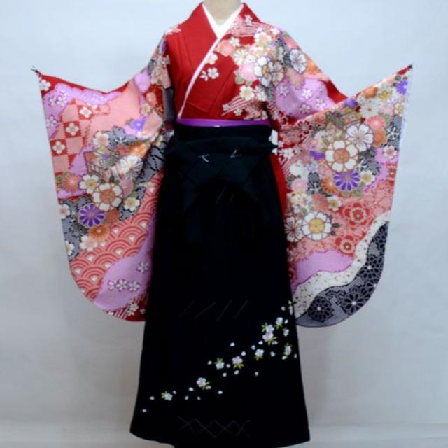 二尺袖 着物 袴フルセット From KYOTO 袴変更可能 NO32463 oDmieL9PjX